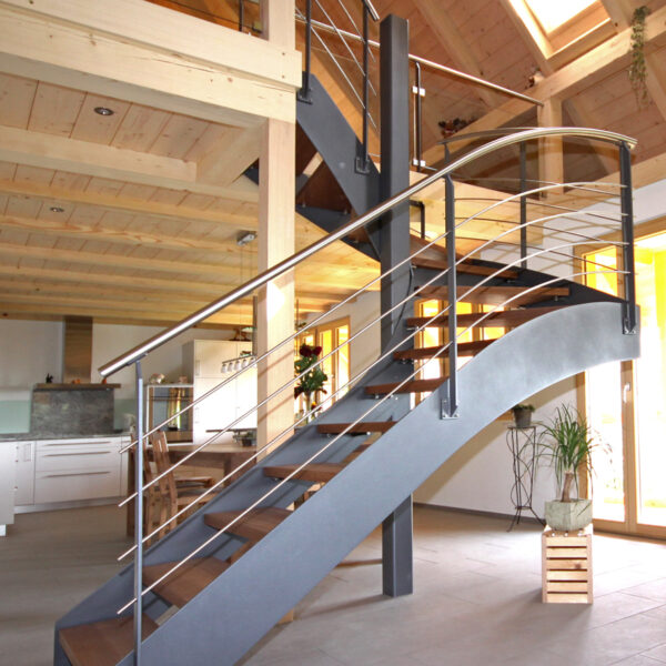 Holz-Metall Treppen