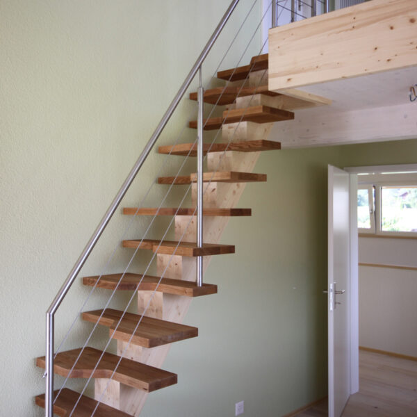 Platzsparende Treppe