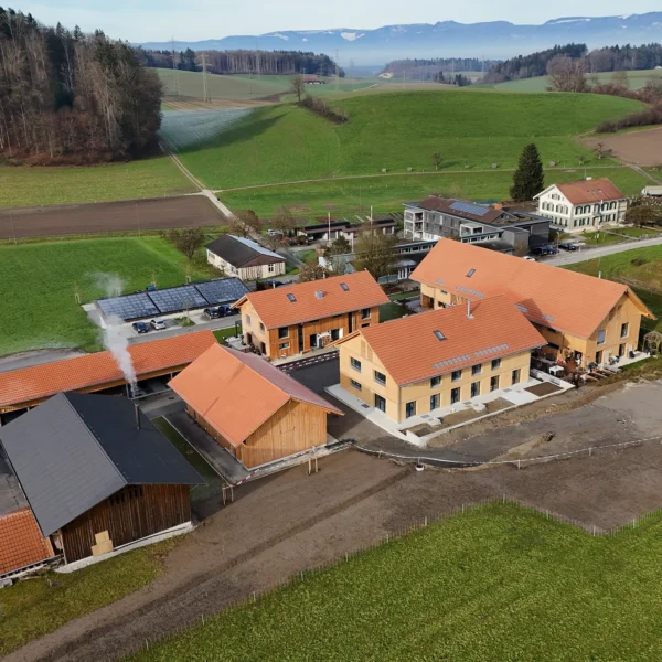 Neubau Familiensiedlung mit 9 Wohnhäusern in Rumendingen