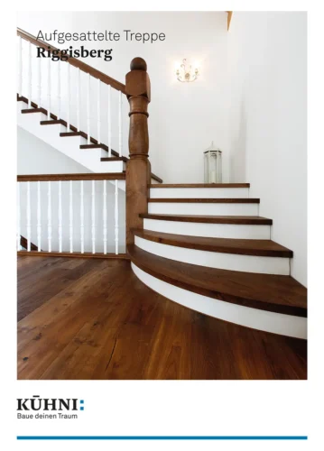 Bild zum Referenzblatt einer aufgesattelten Treppe