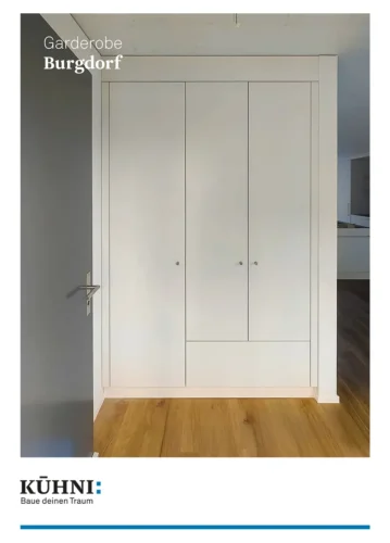 Referenzblatt für eine Garderobe.