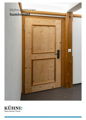 Wohnungseingangstüren in der Markthalle in Sumiswald