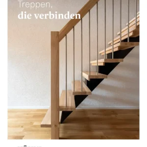 Flyer über Treppen bei der Kühni Ag