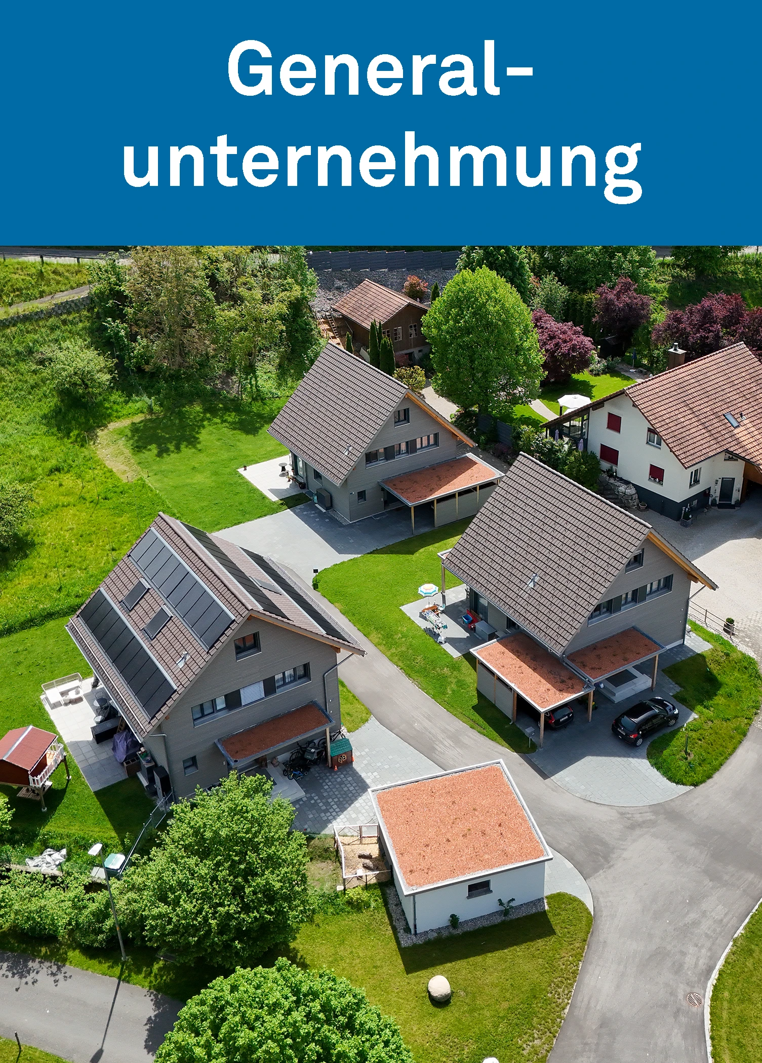 Neubau von drei Kühni Konzepthäusern