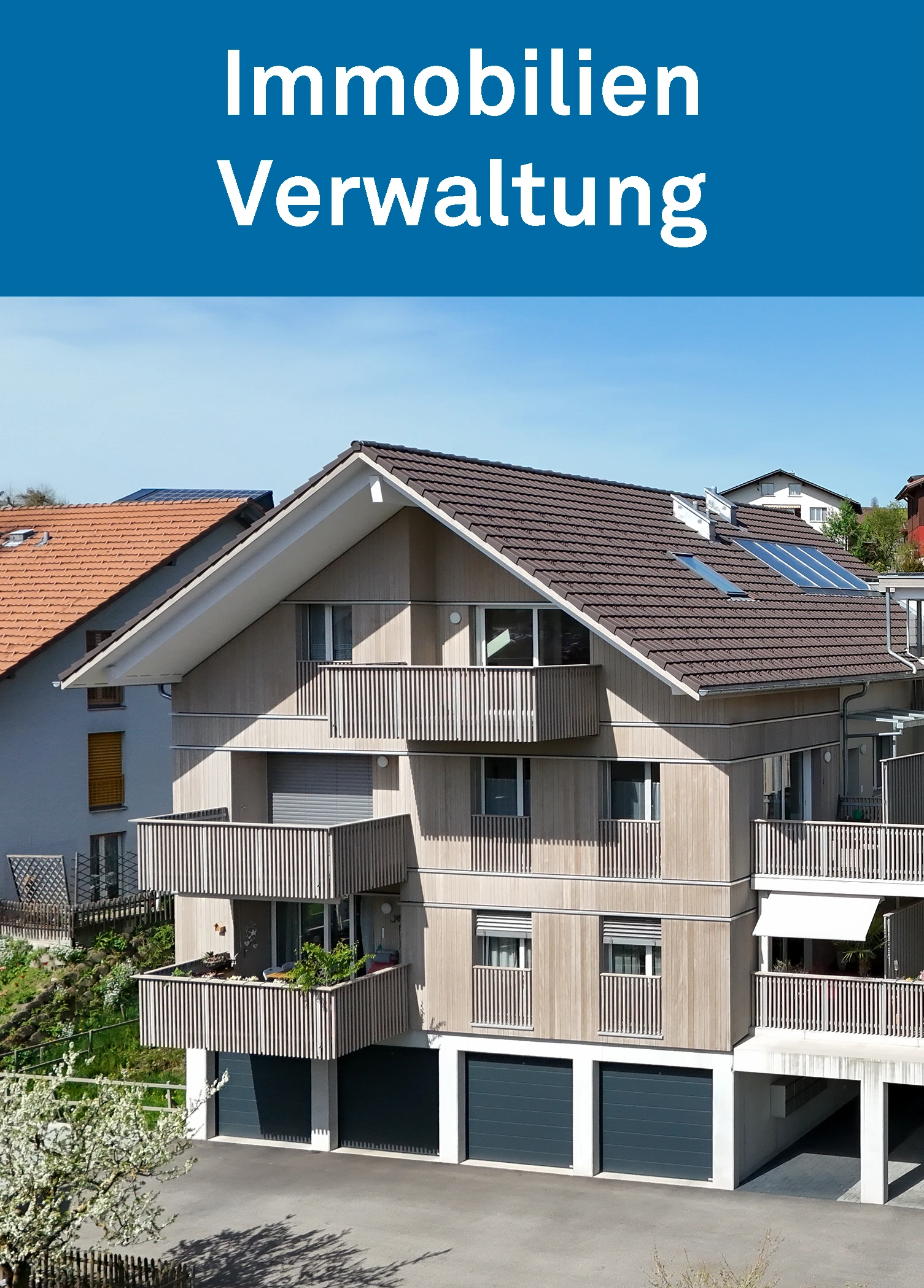 Das Mehrfamilienhaus in Zollbrück.