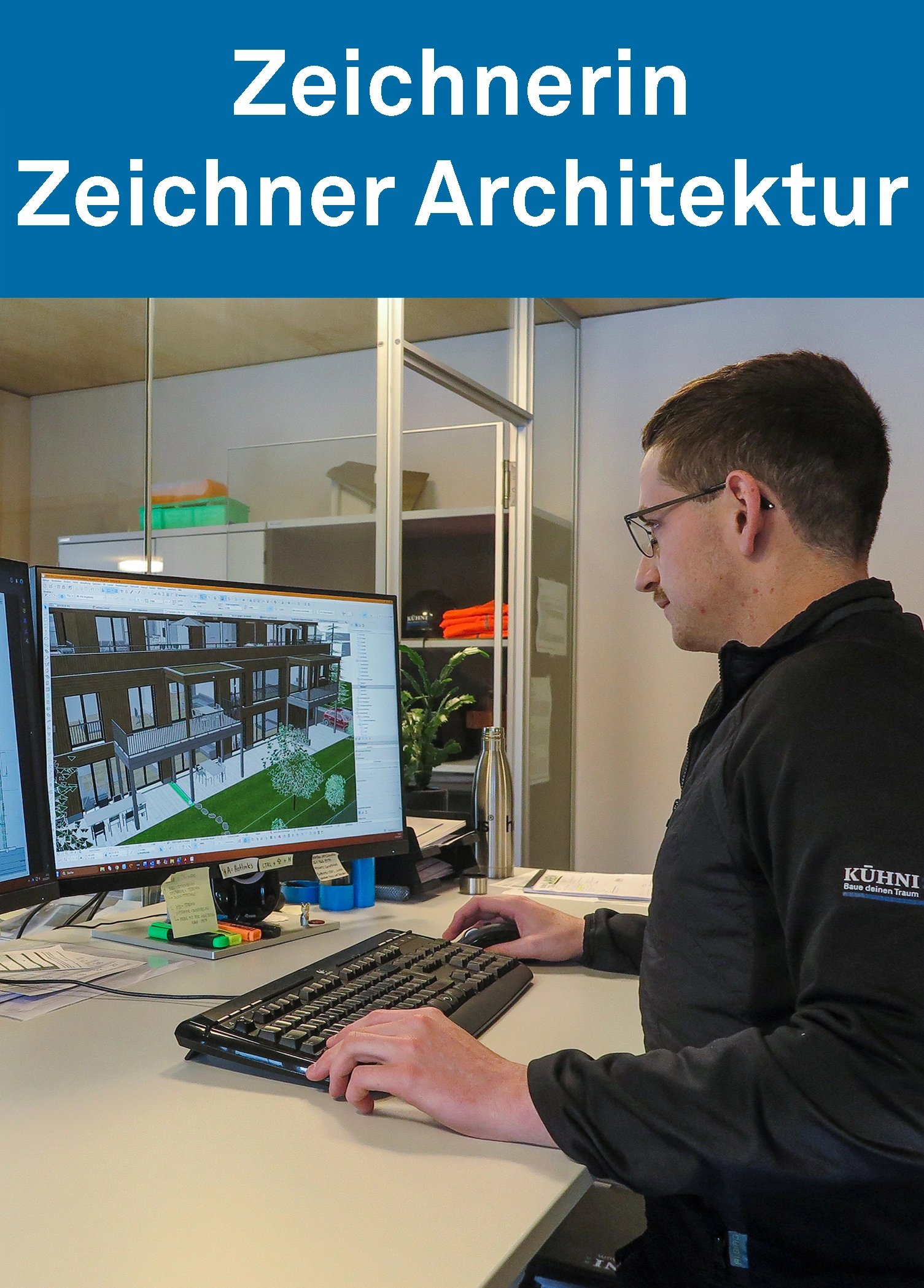 Zeichner an der Arbeit